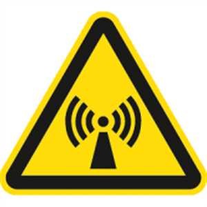 Warnung vor nicht ionisierender, elektromagnetischer Strahlung