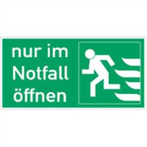 Nur im Notfall öffnen - links- oder rechtsweisend