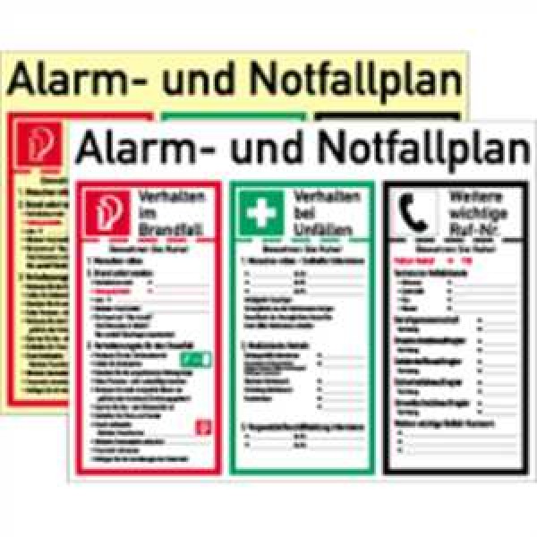Alarm Und Notfallplan : Notfallplan für den Betrieb: Vorlage kostenlos ...